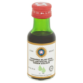 Star brand liquid colour apple green 25ml